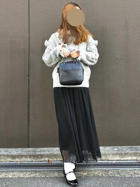 「ALTROSE（アルトローズ）のアイテム」を使った、ALTROSE_officialさん（レディース・163cm）の冬コーディネート