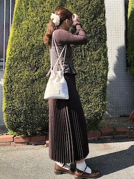 「ALTROSE（アルトローズ）のアイテム」を使った、ALTROSE_officialさん（レディース・163cm）の冬コーディネート