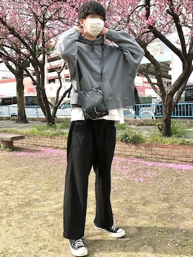 「ALTROSE（アルトローズ）のアイテム」を使った、ALTROSE_officialさん（メンズ・182cm）の春コーディネート