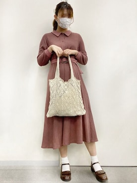 「ワッフル」｜ALTROSE_officialさん（レディース・163cm）の春コーディネート