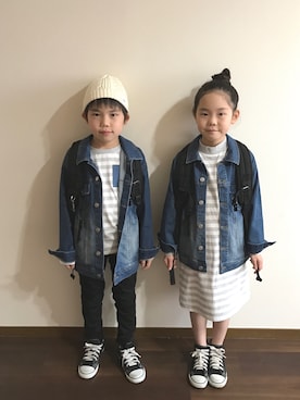 R♡Sさん（キッズ・124cm）の春コーディネート