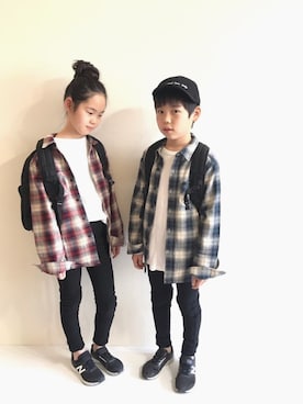 R♡Sさん（キッズ・131cm）の冬コーディネート