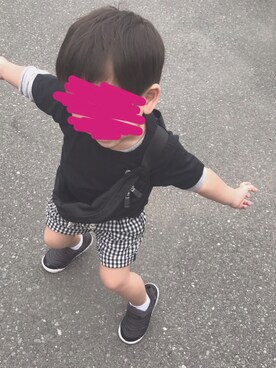「プチプラミックス」｜eeeee.＊tさん（キッズ・90cm）の夏コーディネート