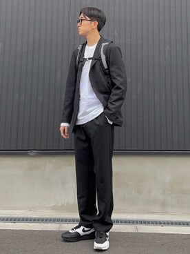 KASHIYAMAなんばウォーク｜PAKU使用「KASHIYAMA（＜WASHABLE＞TECH-POLYESTER ストレッチ2Bジャケット）」的時尚穿搭