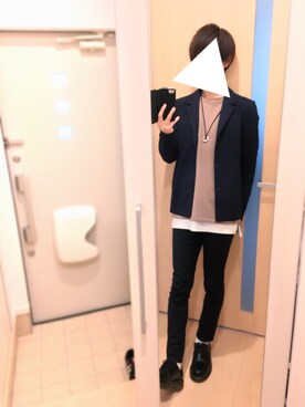 「Dr. Martens（ドクターマーチン）のDr.Martens (ドクターマーチン)/1461 3EYE GIBSON SHOES（その他シューズ）」を使った、HAYATOさん（メンズ・169cm）の春コーディネート