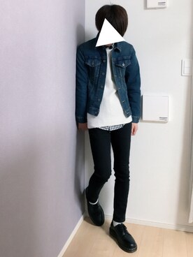 「Dr. Martens（ドクターマーチン）のDr.Martens (ドクターマーチン)/1461 3EYE GIBSON SHOES（その他シューズ）」を使った、HAYATOさん（メンズ・169cm）の春コーディネート