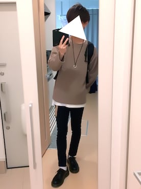 「しまむら（シマムラ）のアイテム（バッグ）」を使った、HAYATOさん（メンズ・169cm）の春コーディネート