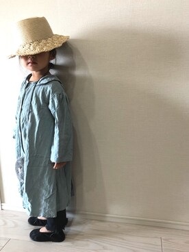 「PEEP ZOOMのアイテム」を使った、chrさん（キッズ・90cm）の春コーディネート