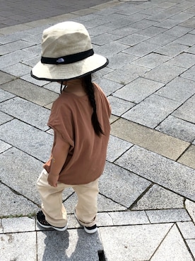 「ザノースフェイス」｜chrさん（キッズ・90cm）の夏コーディネート