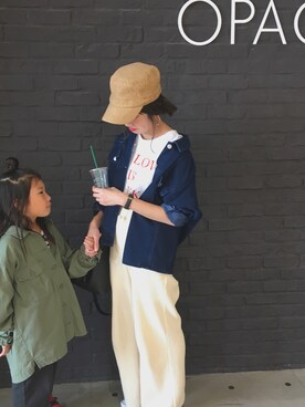 「COLONY 2139（コロニートゥーワンスリーナイン）のアイテム（デニムジャケット）」を使った、Yuki Aさん（レディース・161cm）の春コーディネート