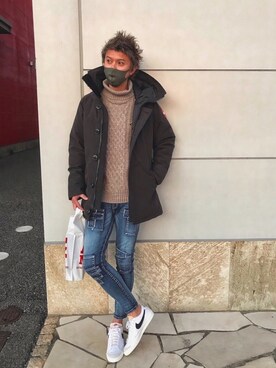Canada Goose カナダグース のアイテムを使ったメンズ人気ファッションコーディネート 身長 191cm以上 Wear