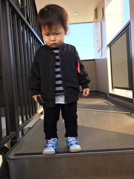 HARU🐾さん(キッズ・80cm)の春コーディネート