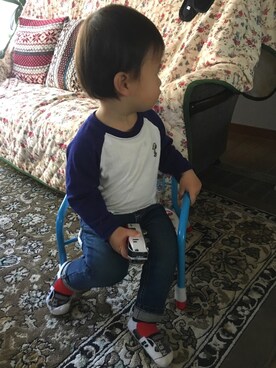 HARU‎🐾さん（キッズ・80cm）の春コーディネート