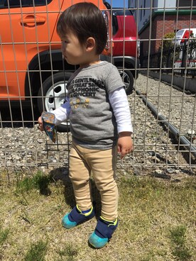 HARU🐾さん(キッズ・80cm)の春コーディネート