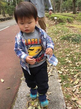 HARU‎🐾さん（キッズ・80cm）の春コーディネート