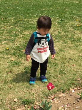 HARU🐾さん(キッズ・80cm)の春コーディネート