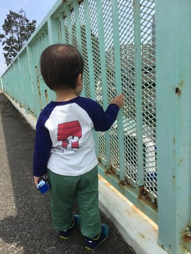 HARU‎🐾さん（キッズ・80cm）の春コーディネート