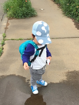 HARU‎🐾さん（キッズ・80cm）の春コーディネート