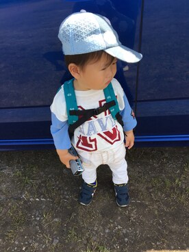 「こどもの日」｜「アイテム（その他）」を使った、HARU‎🐾さん（キッズ・80cm）の春コーディネート