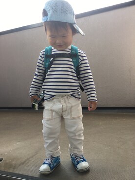 HARU‎🐾さん（キッズ・80cm）の春コーディネート