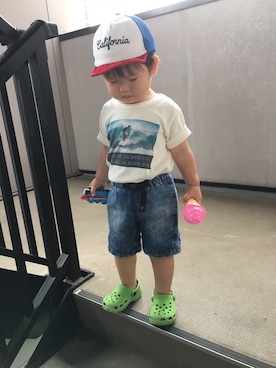 HARU‎🐾さん（キッズ・90cm）の夏コーディネート