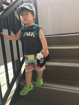 HARU🐾さん(キッズ・90cm)の夏コーディネート