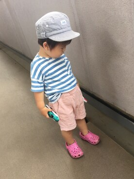 HARU‎🐾さん（キッズ・90cm）の夏コーディネート