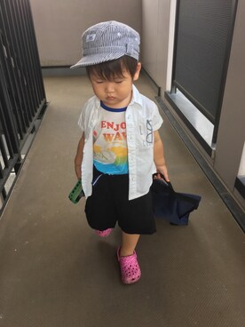 HARU🐾さん(キッズ・90cm)の夏コーディネート