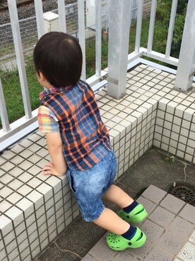 「秋色コーデ」｜「アイテム（その他）」を使った、HARU‎🐾さん（キッズ・90cm）の秋コーディネート