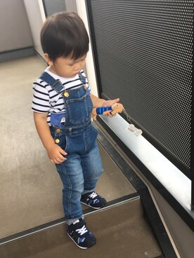 HARU‎🐾さん（キッズ・90cm）の秋コーディネート