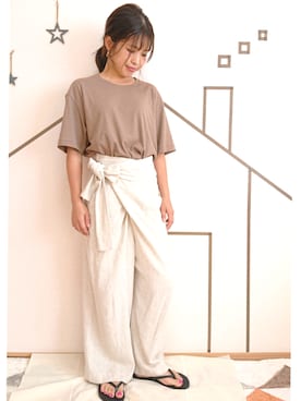 「リエディ(Re:EDIT)」｜hiro*さん（レディース・150cm）の夏コーディネート