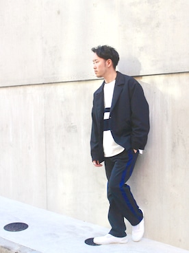 「Journal Standard TRISECT（トライセクト）のアイテム（ジャケット/アウター）」を使った、大木さん（メンズ・171cm）の春コーディネート