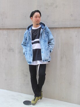 「Journal Standard TRISECT（トライセクト）のアイテム（ジャケット/アウター）」を使った、大木さん（メンズ・171cm）の春コーディネート