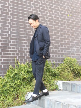 「Journal Standard TRISECT（トライセクト）のアイテム（ジャケット/アウター）」を使った、大木さん（メンズ・171cm）の春コーディネート