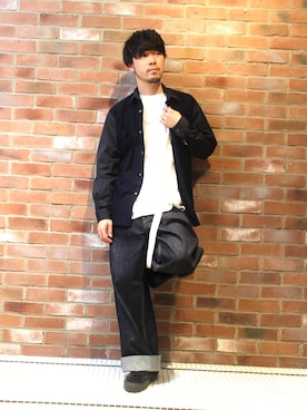 「Journal Standard TRISECT（トライセクト）のアイテム」を使った、大木さん（メンズ・171cm）の春コーディネート