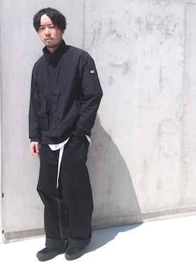 「bach（バッハ）のアイテム」を使った、大木さん（メンズ・171cm）の春コーディネート