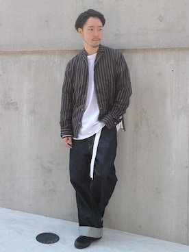 大木さん(メンズ・171cm)の春コーディネート