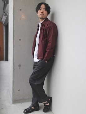 「Journal Standard TRISECT（トライセクト）のアイテム（ジャケット/アウター）」を使った、大木さん（メンズ・171cm）の春コーディネート