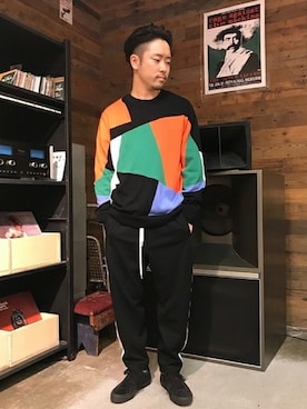 「Journal Standard TRISECT（トライセクト）のアイテム（パンツ）」を使った、大木さん（メンズ・171cm）の秋コーディネート