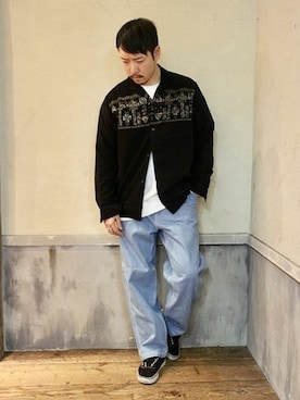 「Journal Standard TRISECT（トライセクト）のアイテム（パンツ）」を使った、大木さん（メンズ・171cm）の春コーディネート