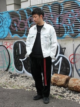 「Journal Standard TRISECT（トライセクト）のアイテム（ジャケット/アウター）」を使った、大木さん（メンズ・171cm）の春コーディネート