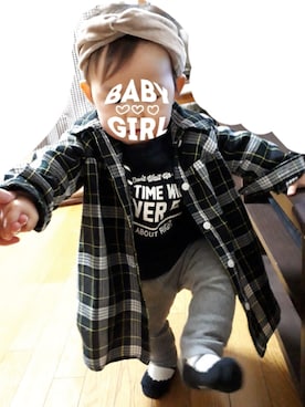 miuさん（キッズ・80cm）の秋コーディネート