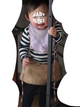 miuさん（キッズ・80cm）の冬コーディネート