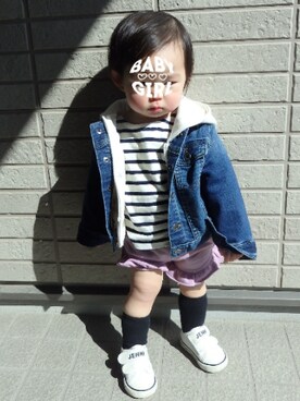 miuさん(キッズ・80cm)の春コーディネート