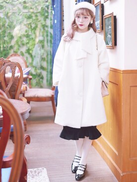 Nanaa__さん（レディース・161cm）の冬コーディネート