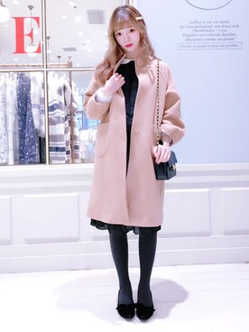 Nanaa__さん（レディース・161cm）の冬コーディネート