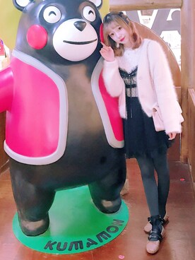「SNIDEL（スナイデル）のアイテム（ノーカラージャケット）」を使った、Nanaa__さん（レディース・161cm）の冬コーディネート