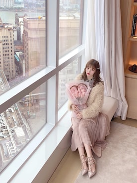 Nanaa__さん（レディース・161cm）の冬コーディネート