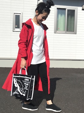 「JOURNAL STANDARD relume（ジャーナルスタンダード　レリューム）のアイテム（モッズコート）」を使った、yukariさん（レディース・168cm）の春コーディネート
