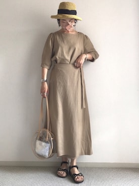 「バリ」｜yukariさん（レディース・168cm）の春コーディネート